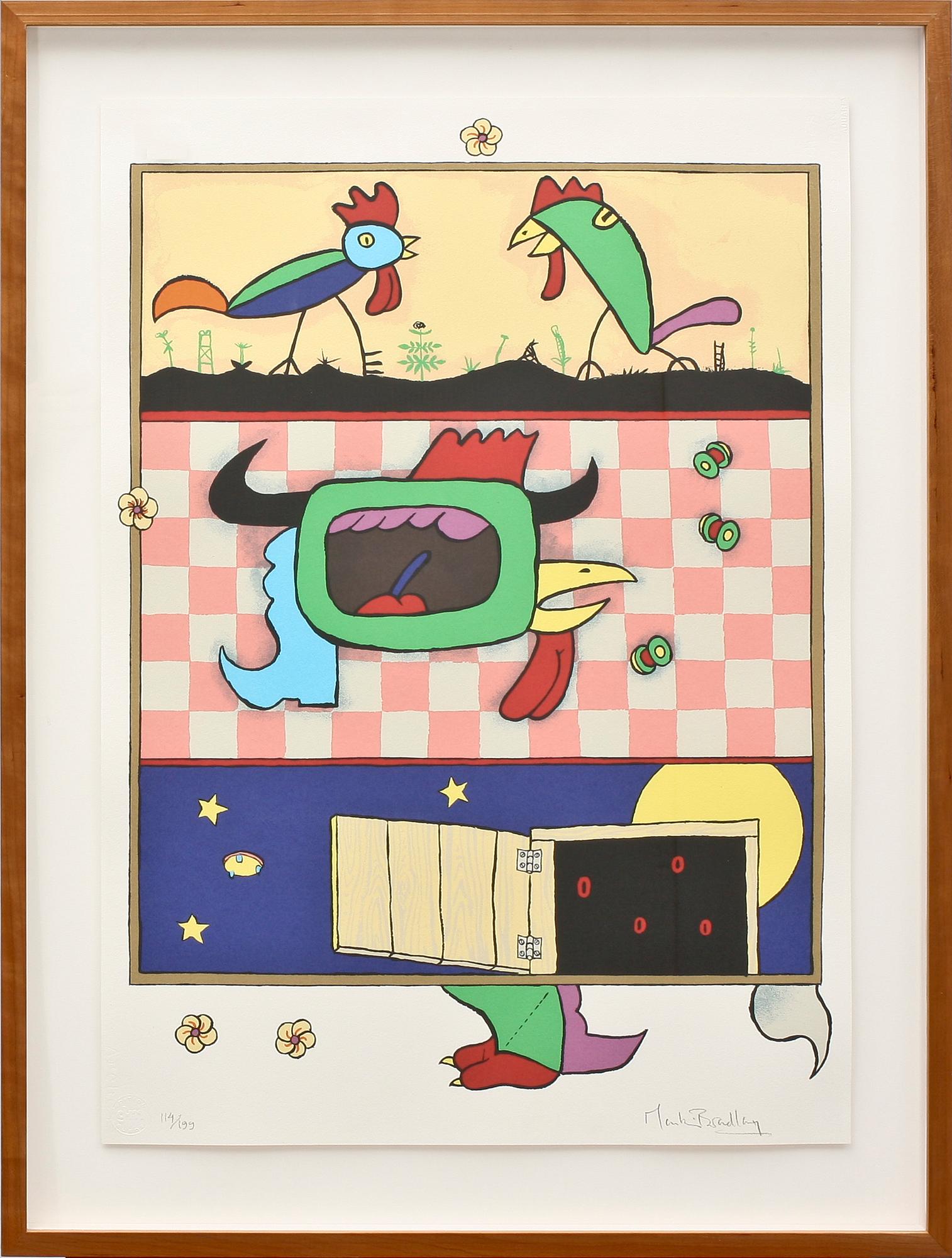 MARTIN BRADLEY, färglitografi, sign och numr 114/199.