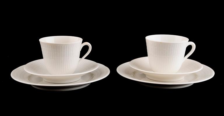 KAFFESERVIS, 24 del, porslin, Louise Adelborg, Rörstrand.