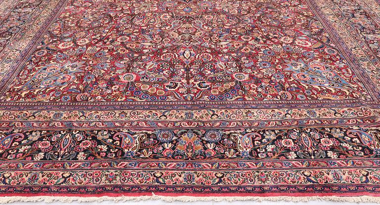 Carpet, Antique Dorokhsh (Khorasan), Signed, 636 x 377 cm.
