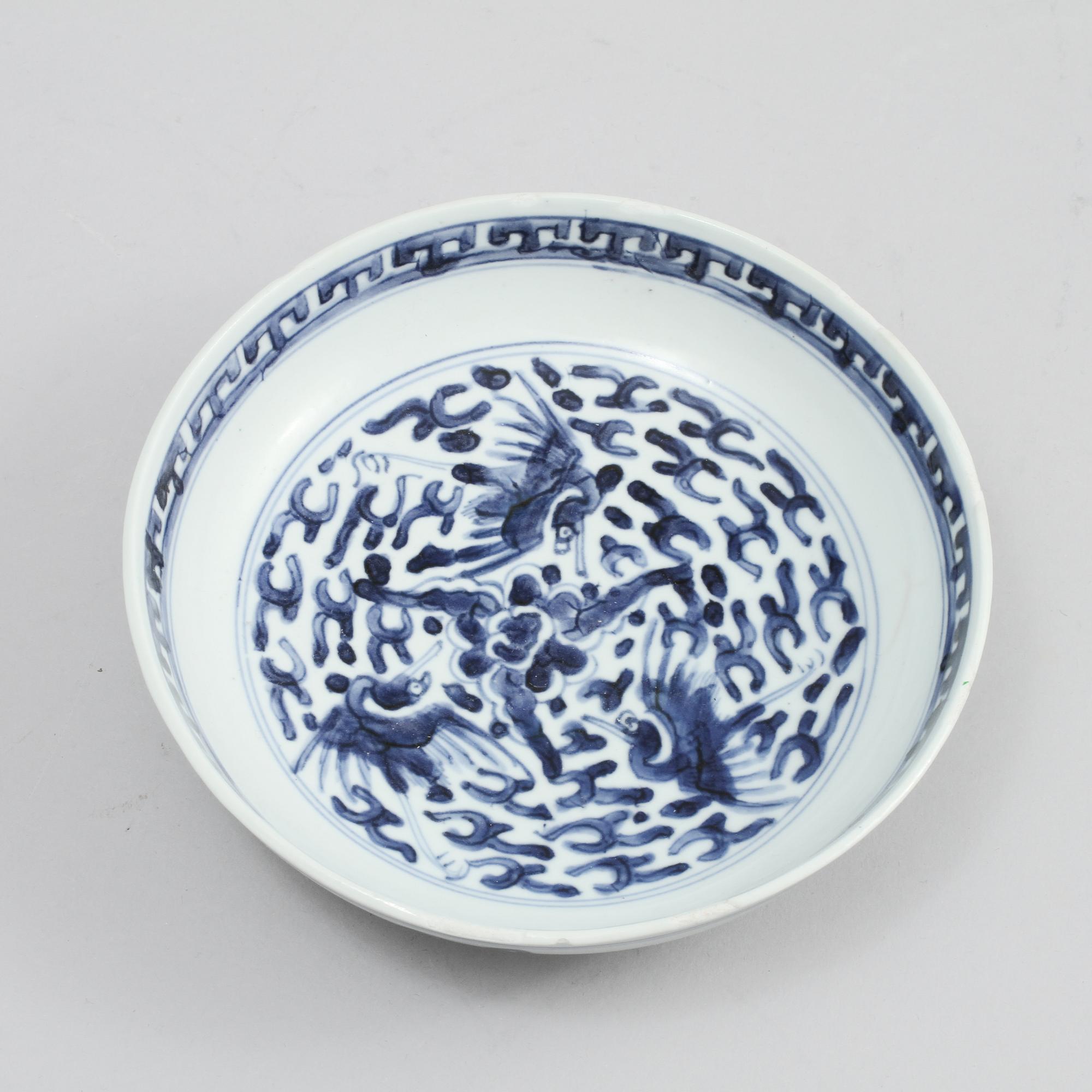 SKÅL, porslin, Kina, sen Qing-dynasti.