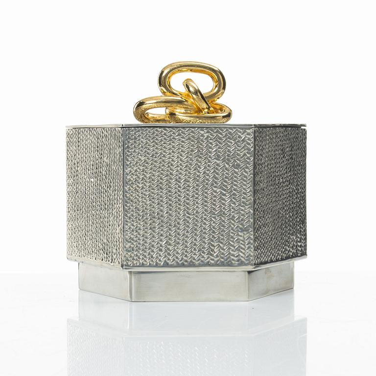 Estrid Ericson, a pewter box, "Panama", Svenskt Tenn.