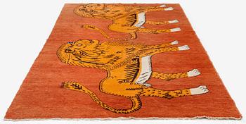 Matta, Antik Khotan, nordvästra Kina, ca 301 x 166 cm.