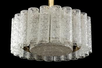 A ceiling lamp by Doria Lichtenwerken, Austria, mid 20th century.