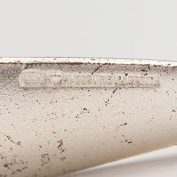 Zoltan Popovits, A pair of sterling silver earrings "Lilia Tigris". Lapponia 1995.