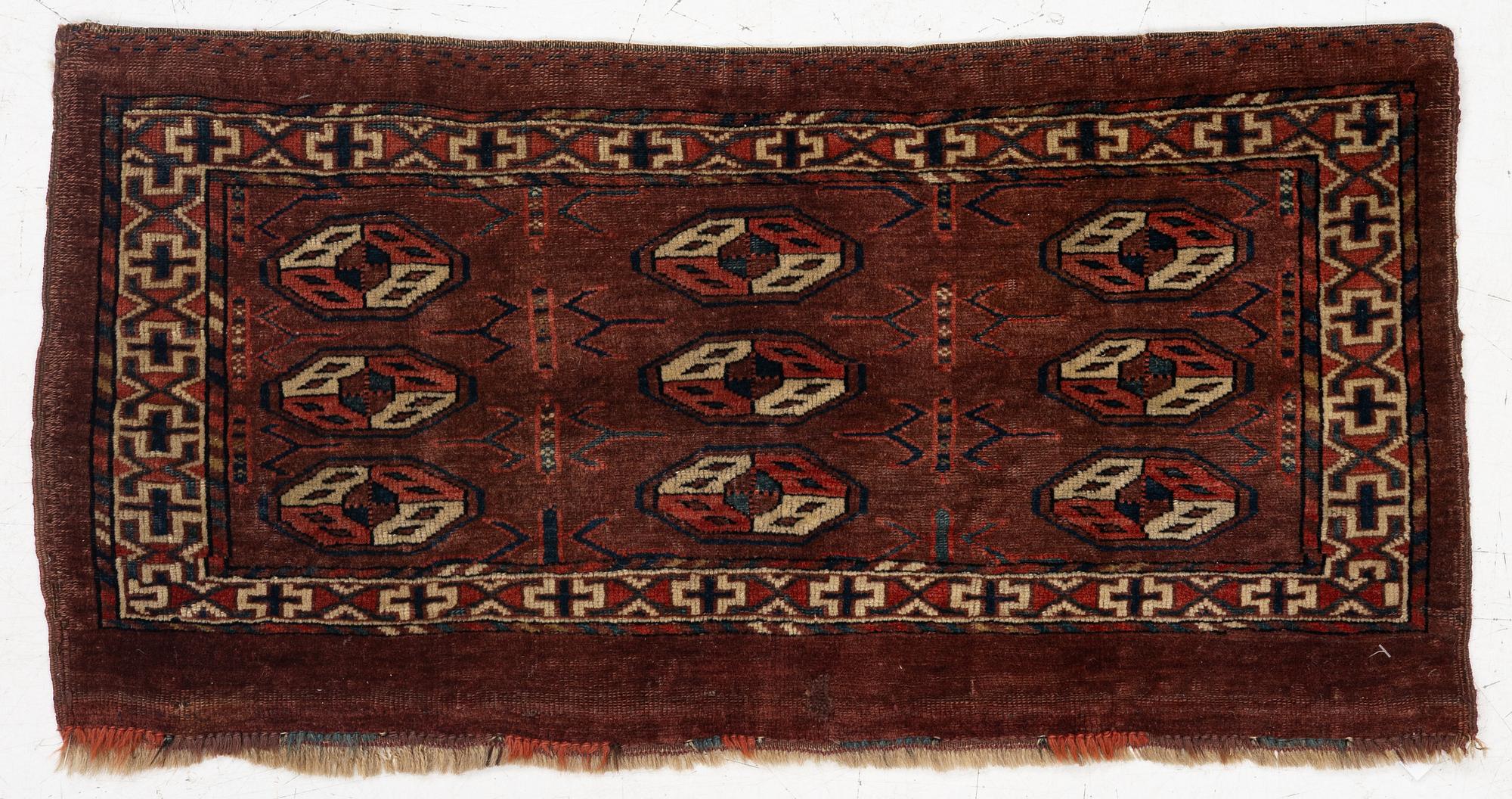 An antique Yomud Torba, West Turkmenistan, c. 86 x 44 cm.