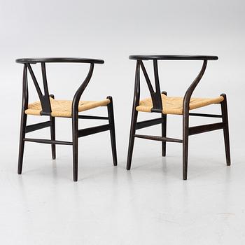 Hans J. Wegner, A pair, Y Chair / CH 24, Carl Hansen & Søn, Denmark.