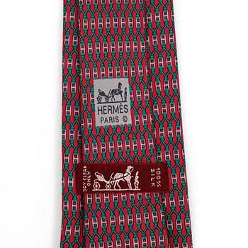 HERMÈS, silk tie.