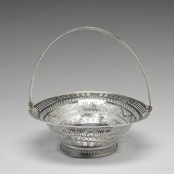 Brödkorg, silver, London 1780. George III.