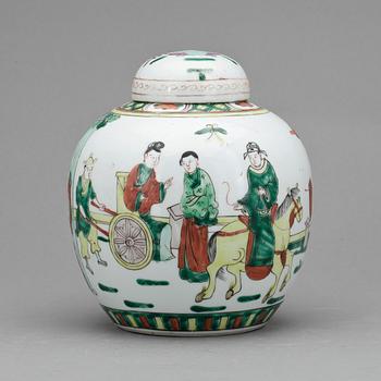 LOCKBOJAN, porslin, Kina, 1800-tal.