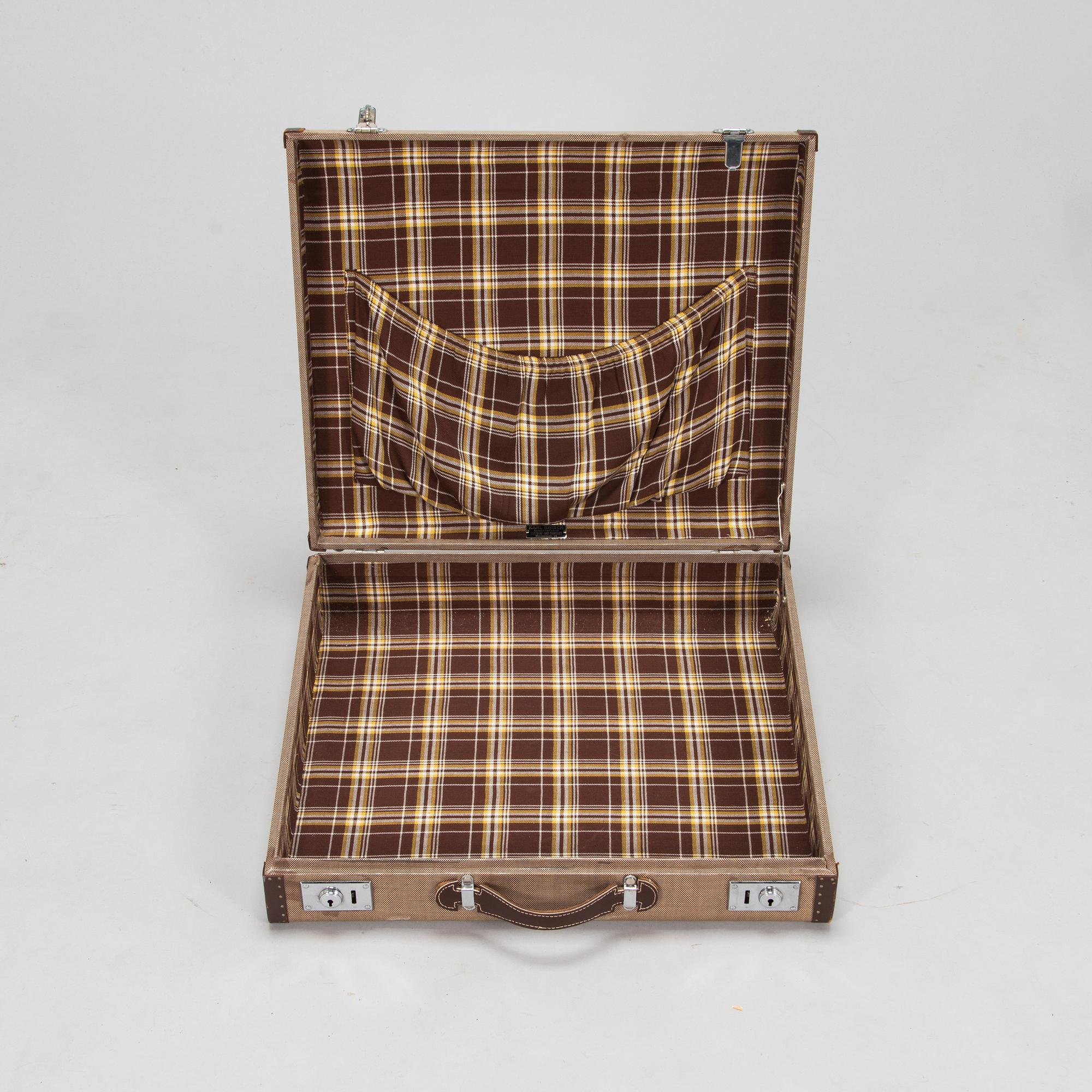 Resväskor, 2 st, Karl Baisch Autokofferfabrik, Tyskland, 1950-tal.