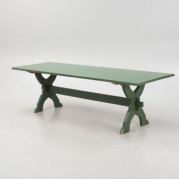 Dining table, folk style 20th century.