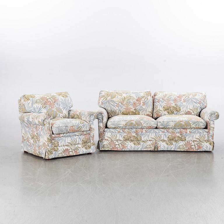 ARNE NORELL, Couch and easy chair, second half of the 20th century.
