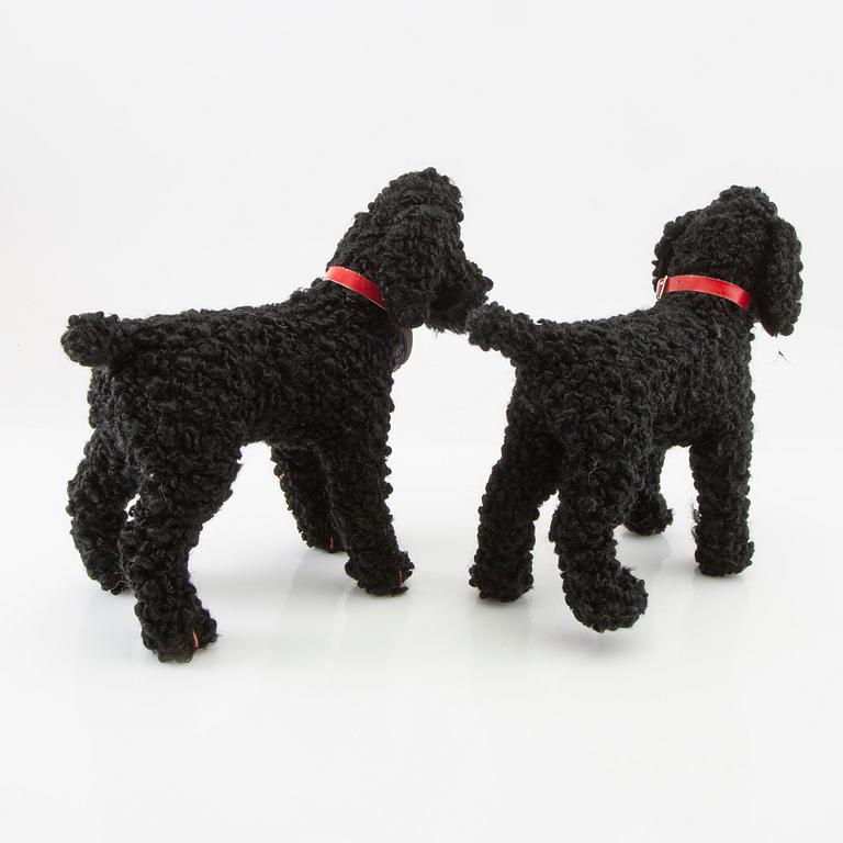Toy animals, 4 pcs, Steiff, Germany, second half of the 20th century.