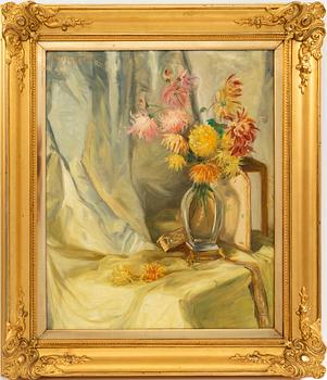 Robert Thegerström, Still life with flowers.