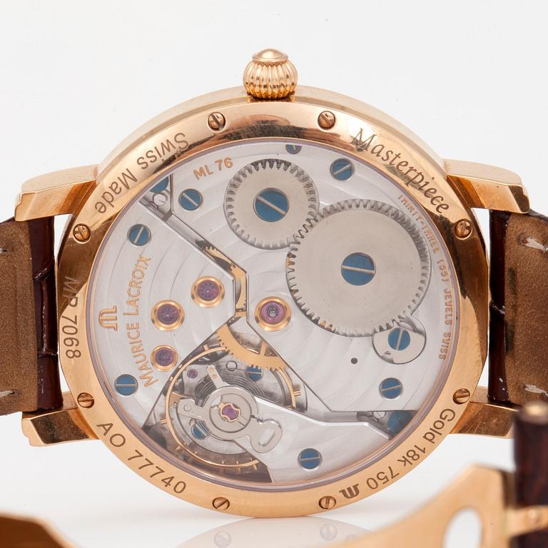 MAURICE LACROIX, Masterpiece Collection, Calendrier Rétrograde, armbandsur, 43 mm.