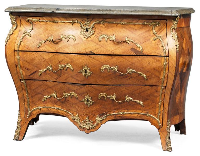 A Swedish Rococo commode.