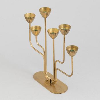 GUNNAR ANDER, a brass candelabrum from Ystad-Metall.