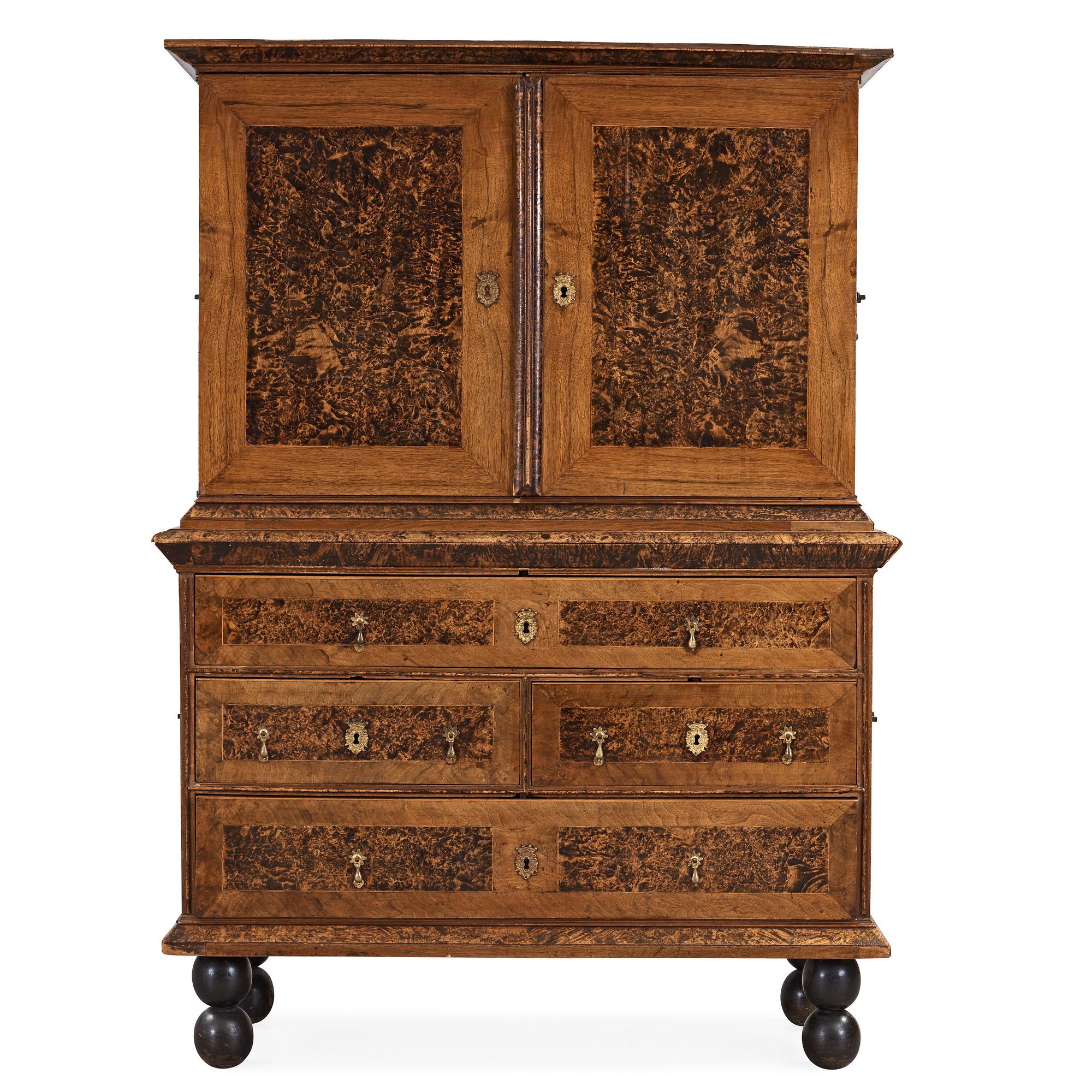 A Swedish late Baroque 1720/30's cupboard.