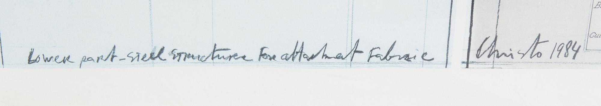 CHRISTO & JEANNE-CLAUDE, "The Pont Neuf, Wrapped", offset print.