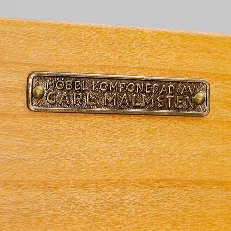 Carl Malmsten,  vitrinskåp, "Undantaget", 1900-talelts slut.