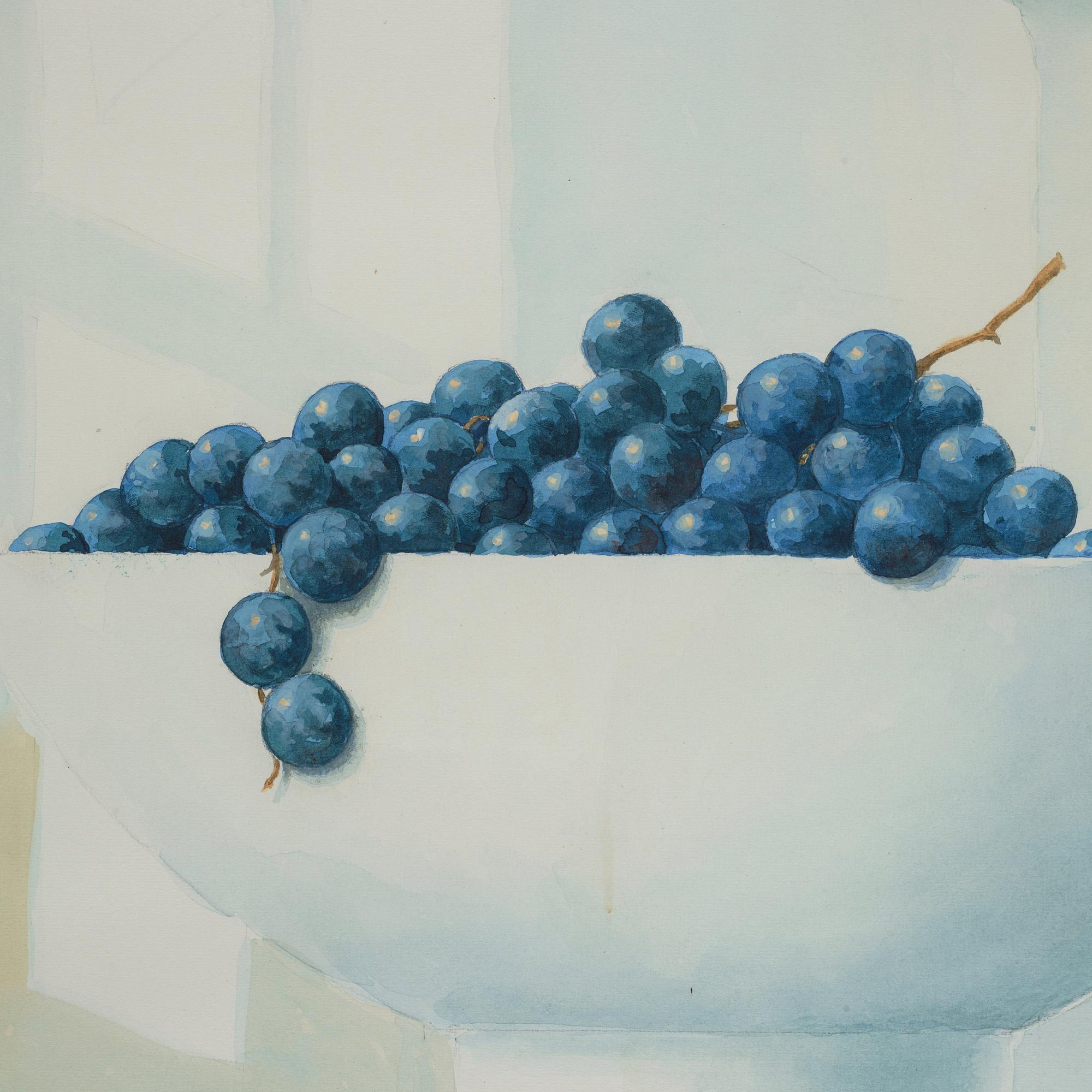 Philip von Schantz, Akvarell på papper, Signerad Von Schantz och daterad -87.