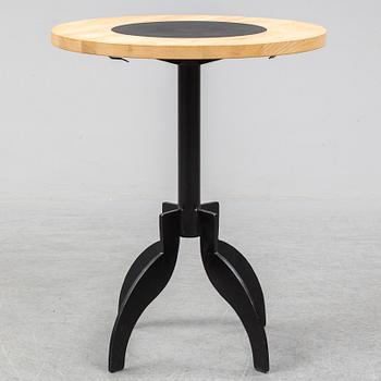 JONAS BOHLIN, a 'Triptyk' iron and oak table from Källemo, Värnamo, 1989.