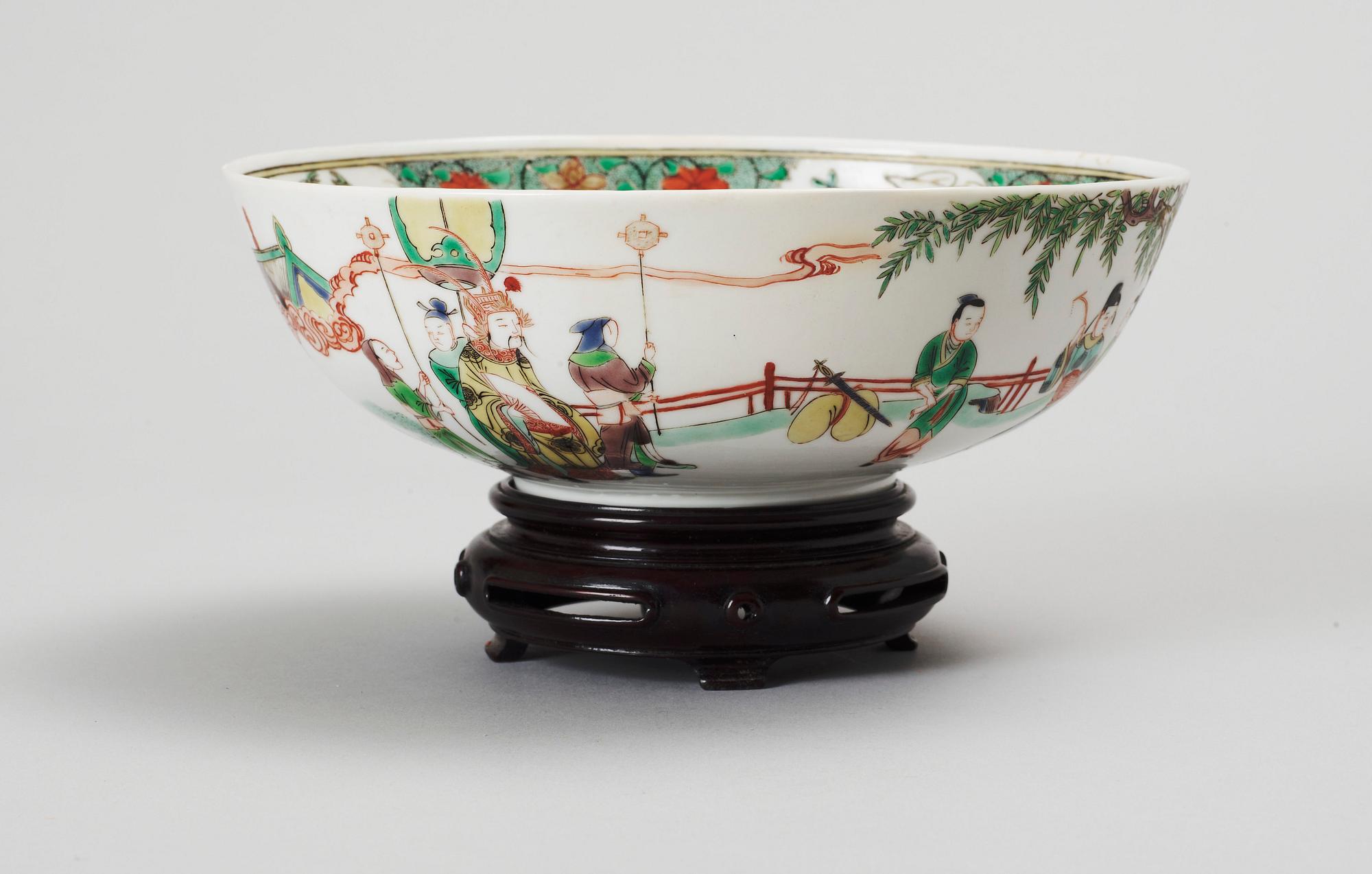 SKÅL, porslin, Kina 1800-tal.