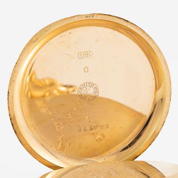 Fickur, Zenith, 18K guld, savonett, 51 mm.