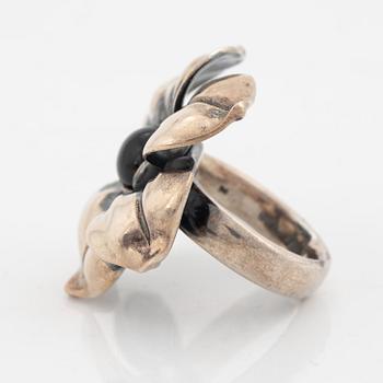 A Georg Jensen silver ring.