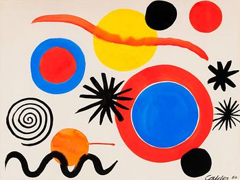 Alexander Calder, "BLUE, WHITE & RED TARGET".