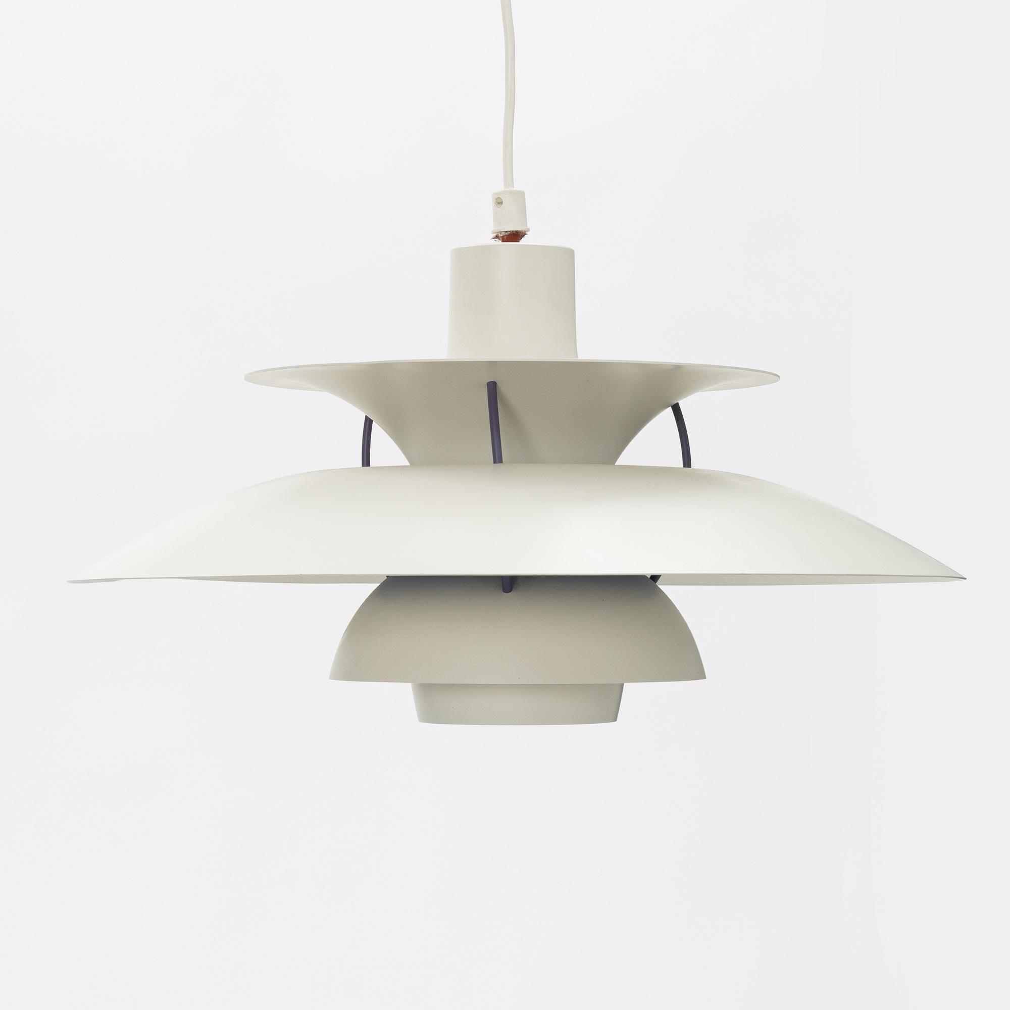 Poul Henningsen, a 'PH-5' ceiling light, Louis Poulsen, Denmark.
