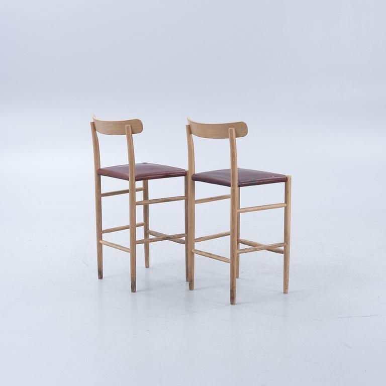 Jasper Morrison, bar stools, 5 pcs, "Lightwood", Maruni Collection, Japan.