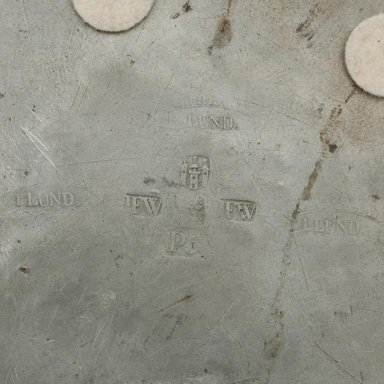 FAT, 3 st, tenn. Div svenska mästare, 1700-1800-tal.