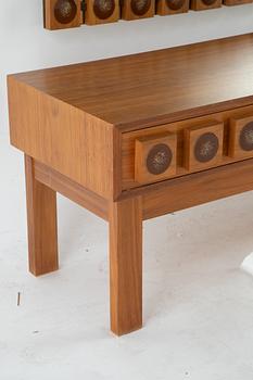 Ewa Wrangel och Lars Göran Nilsson, hallmöbel, AB Glas & trä, Hovmantorp, 1960/70-tal.