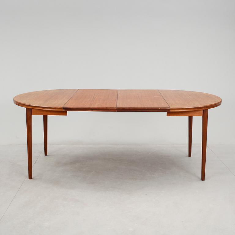 MATSALSGRUPP 9 delar, teak, 1900-talets mitt.