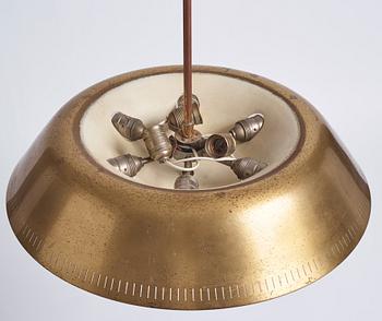 Harald Notini, a ceiling lamp, model '11326', Arvid Böhlmarks Lampfabrik, Sweden, 1940s.