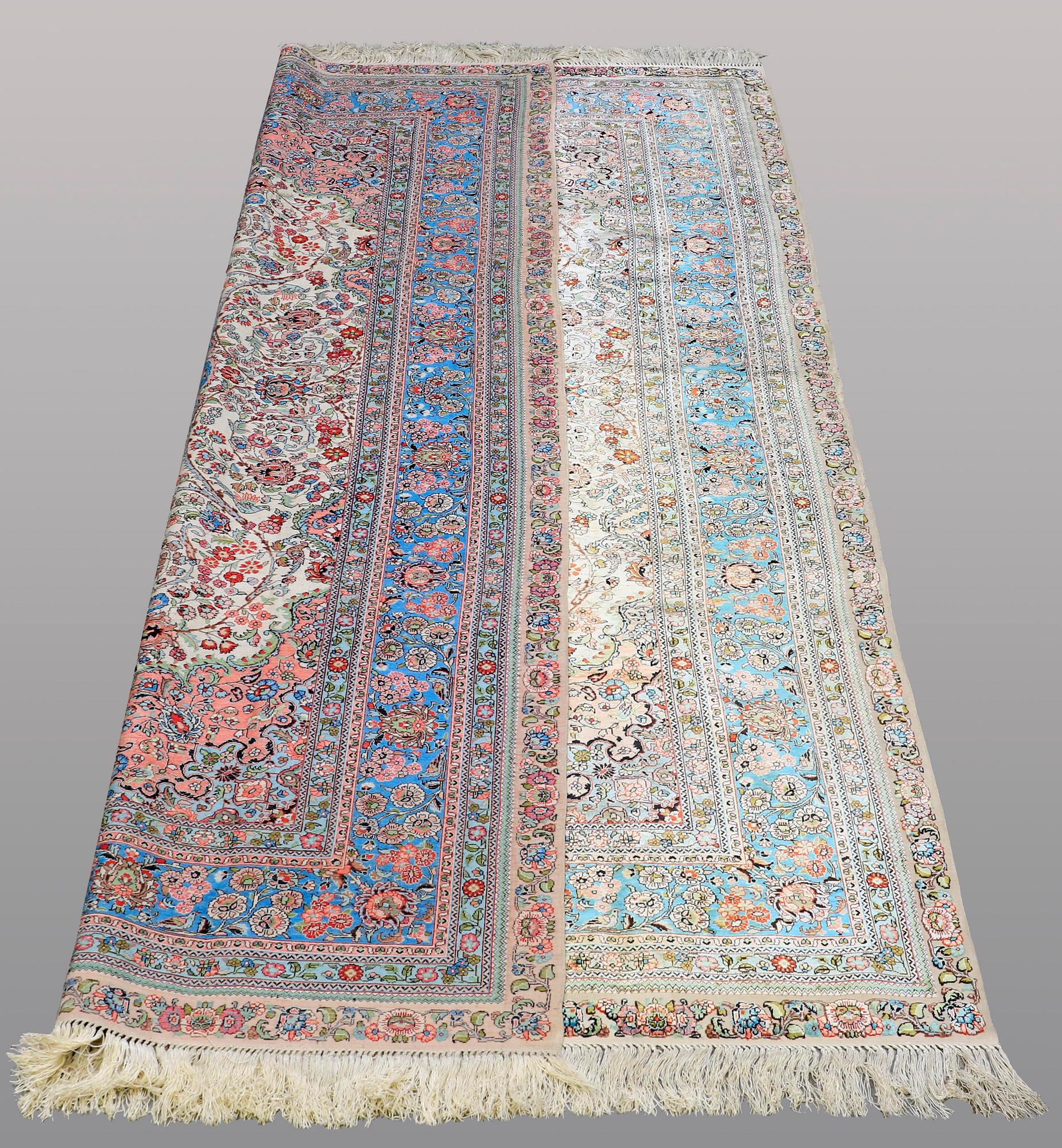 A RUG, orientalisk silke, ca 245 150 cm.
