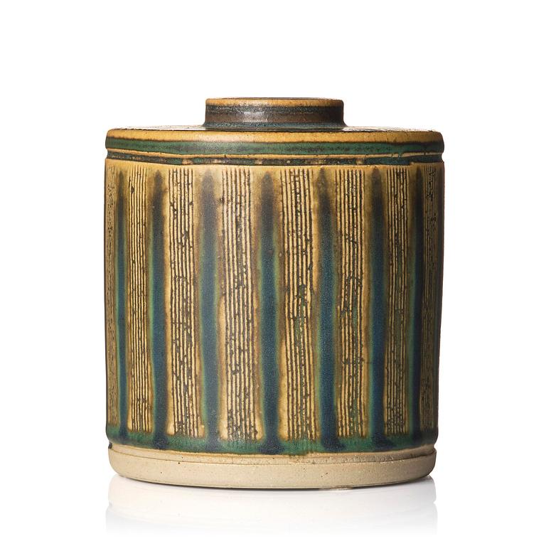 Wilhelm Kåge, a Farsta stoneware vase, Gustavsbergs Studio 1958.