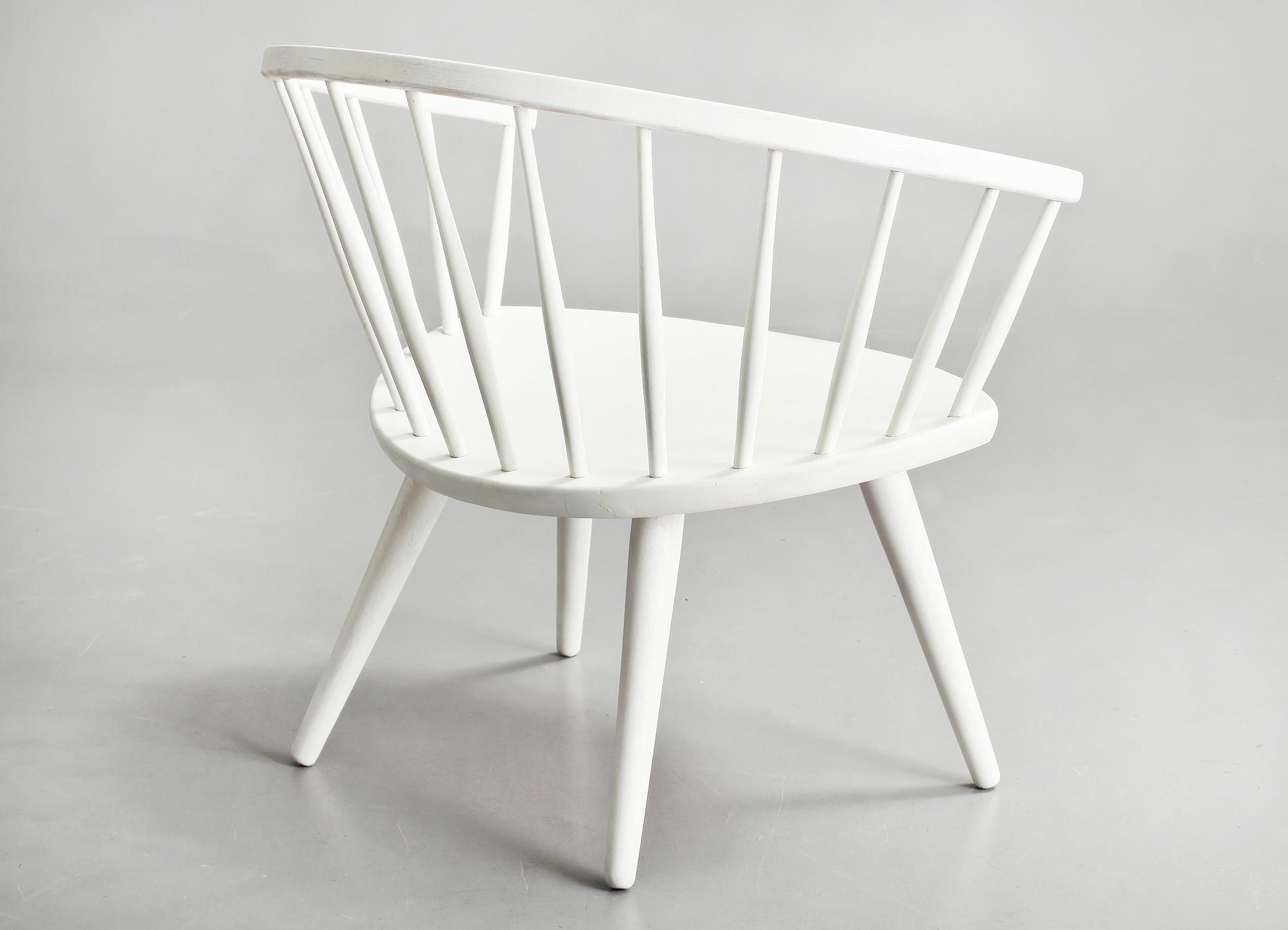 KARMSTOL, "Arka", Yngve Ekström. Modellen formgiven 1955.