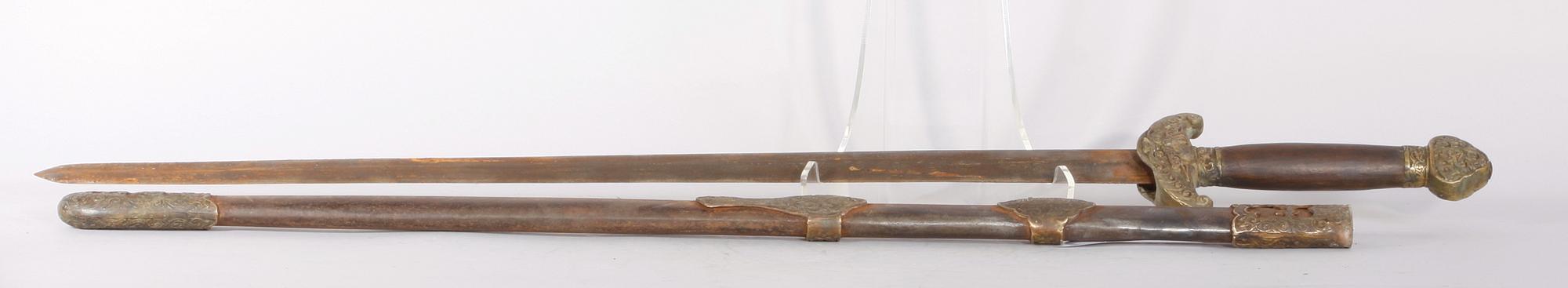 KATANA SAMT SVÄRD, 2 st, asien.