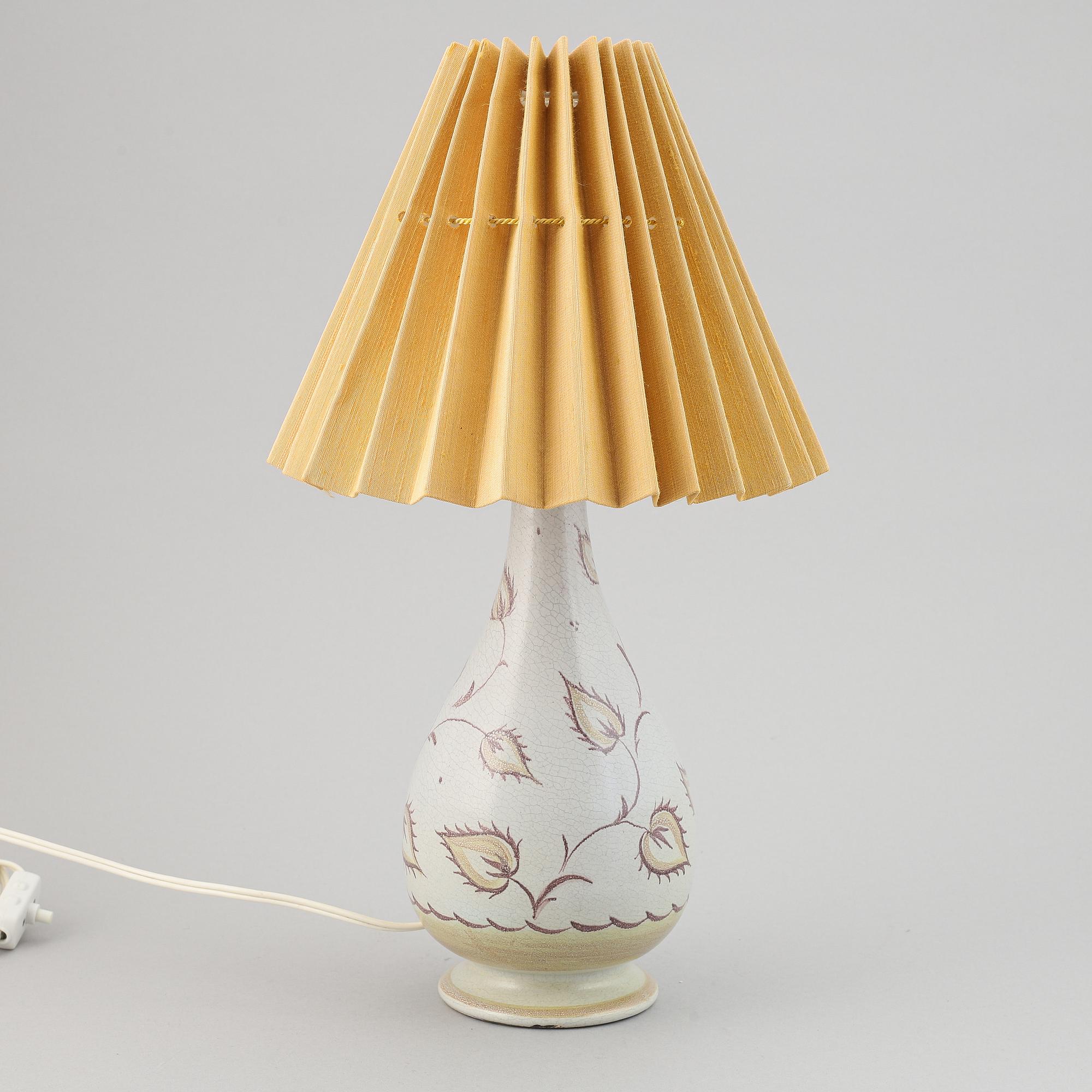 Eva Jancke Björk, a ceramic table light, Bo Fajans.