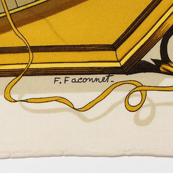 Hermès, scarves, 2 st, "Cuivreries" & "Dies et Hore"/"Astrologie".