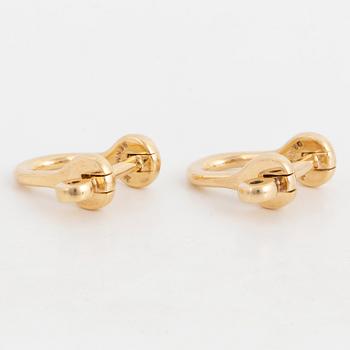 OLE LYNGGAARD, 14k gold cufflinks.