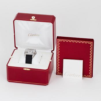 CARTIER, Santos 100, wristwatch, 38 x 38(51) mm.