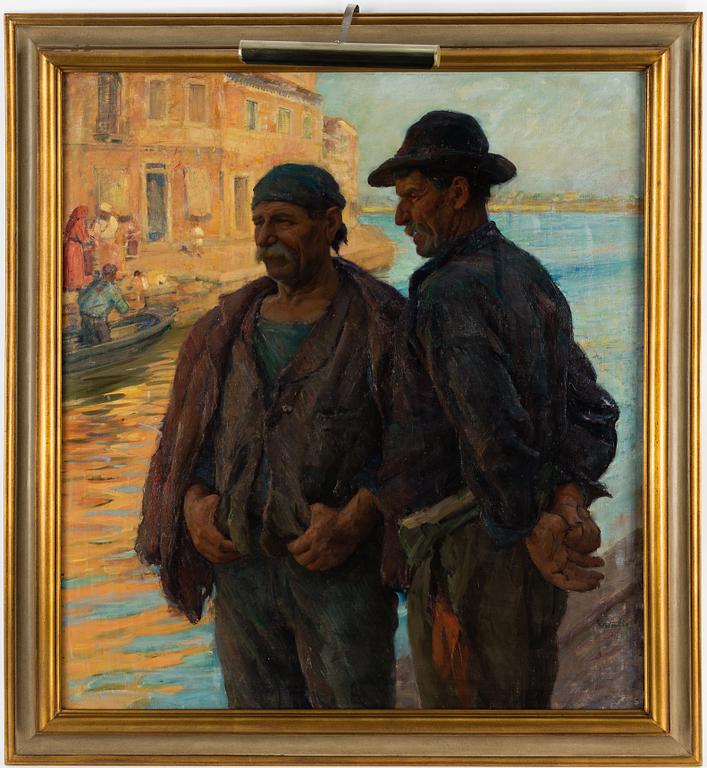 IVAR KAMKE, oil on canvas, signed and dated 1920.