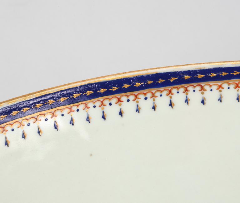 BÅLSKÅL, porslin, Kina, Qianlong(1736-1795).