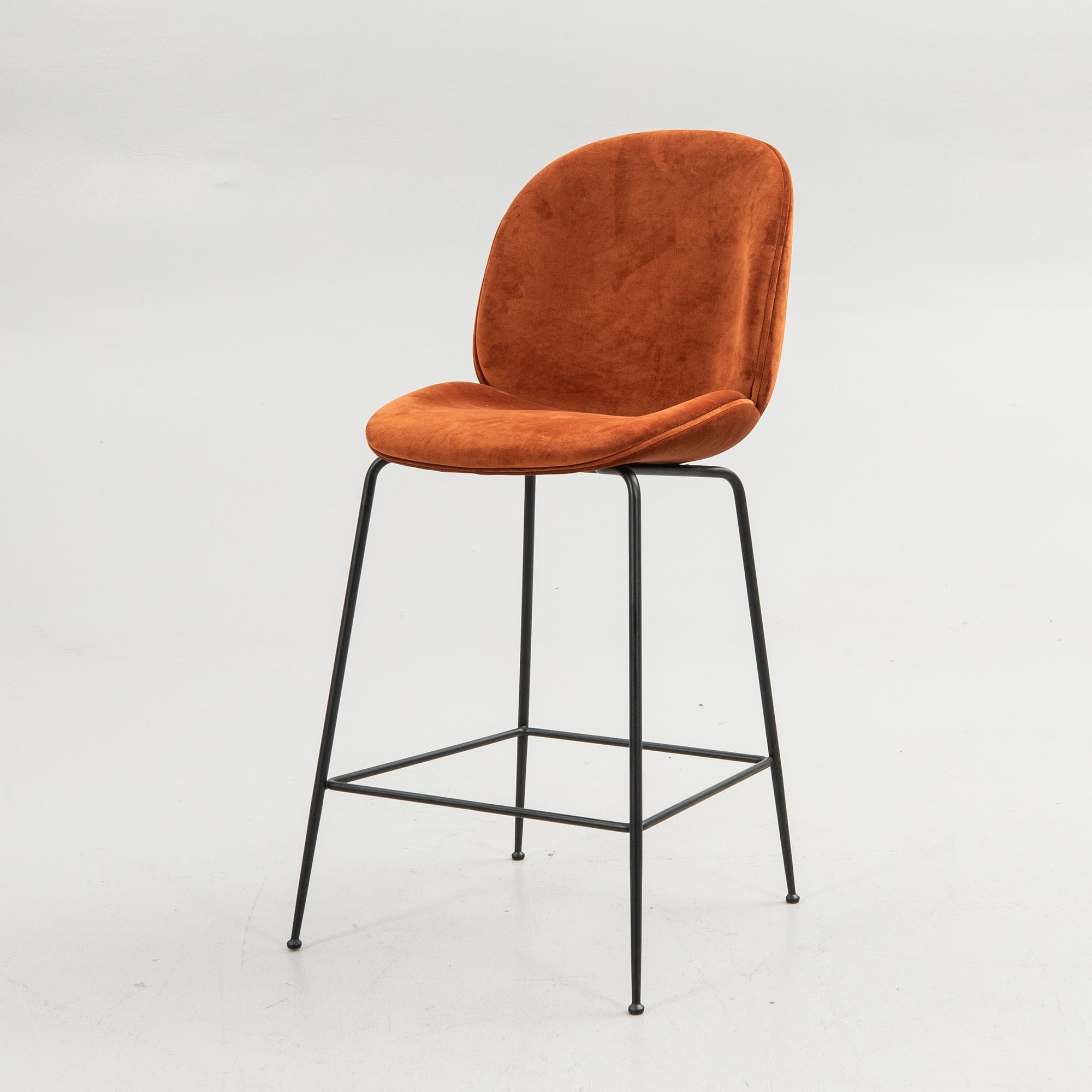 GamFratesi, Bar stool, "Beetle Bar Chair", Gubi, Denmark.