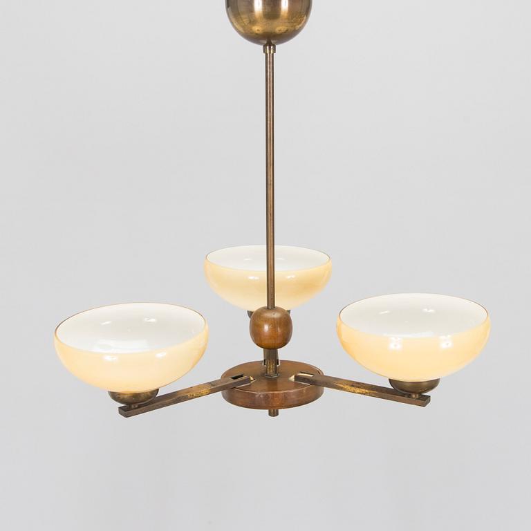 Paavo Tynell, A model 1435/3 ceiling lamp, Taito 1930s.