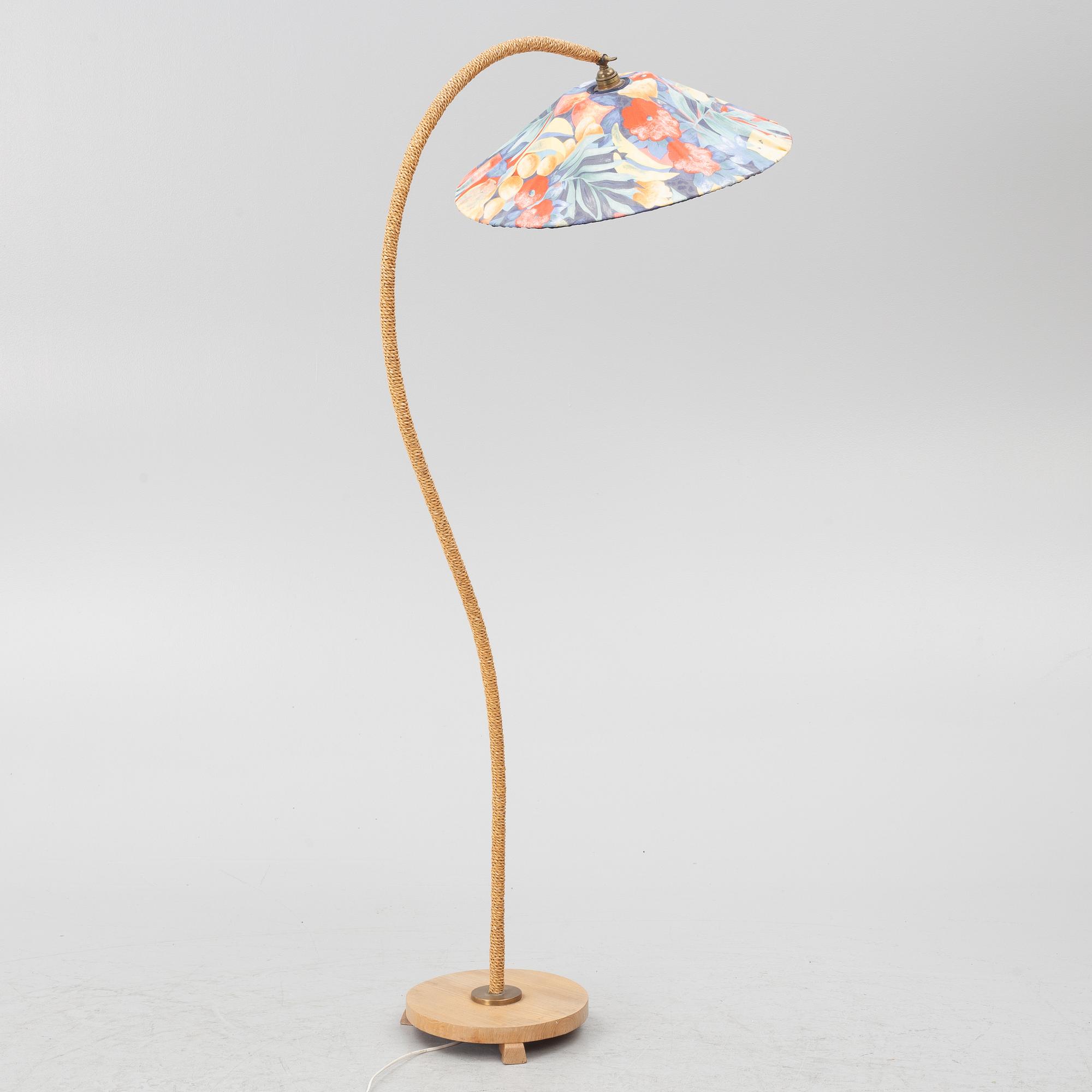 Floor lamp, Swedish Modern, 1940s.
