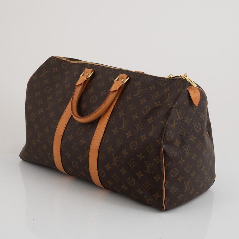 Louis Vuitton, weekendbag, "Keepall 45", 2011, samt necessär.